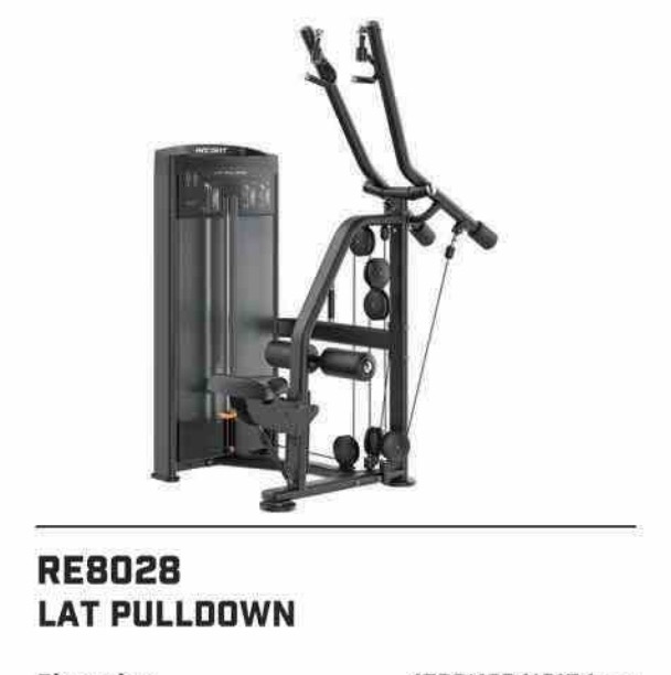 LAT PULL DOWN INSIGHT RE8028
