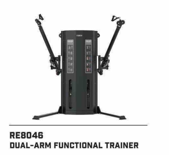 DUAL ARM FUNCTIONAL TRAINER INSIGHT RE8046